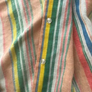 Tops - small, colorful pinstripe button up Tops - small, colorful pinstripe button up